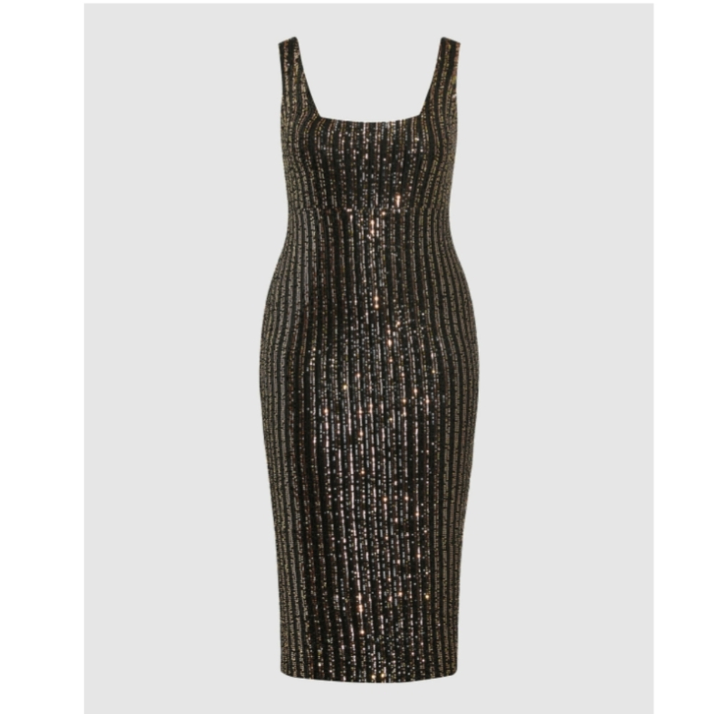 "sexy sequin dress": Curve-Hugging Plus Size Dress